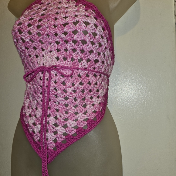 Crochet halter top - Picture 3 of 4